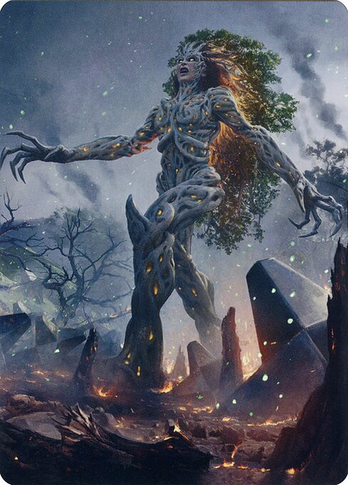 Titania, Gaea Incarnate // Titania, Gaea Incarnate highlighted card art