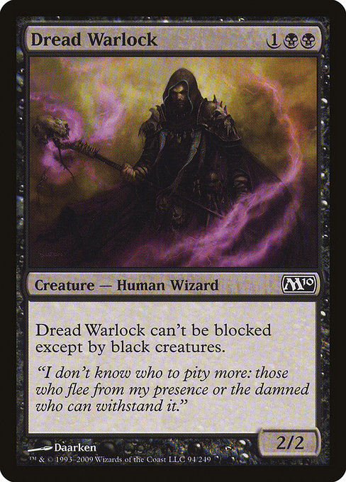 Dread Warlock highlighted card art