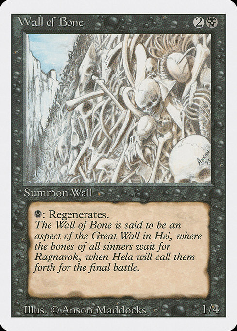 Wall of Bone from Revised Edition