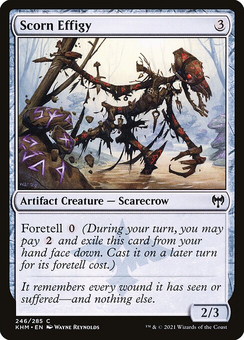 Scorn Effigy highlighted card art