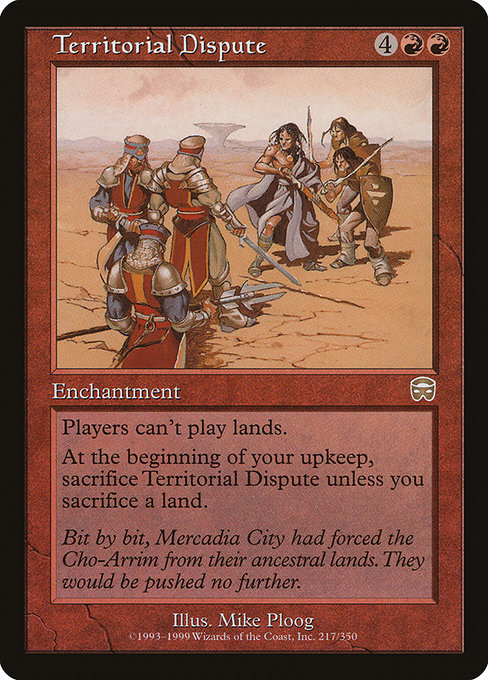 Territorial Dispute highlighted card art