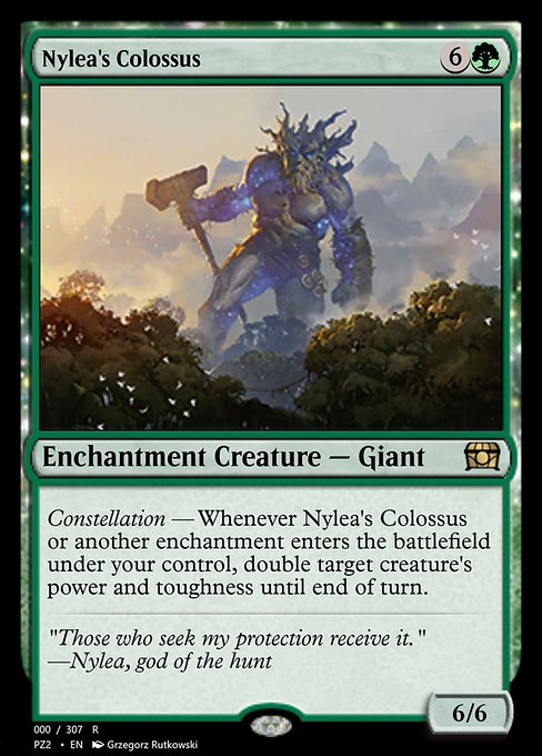 Nylea's Colossus highlighted card art
