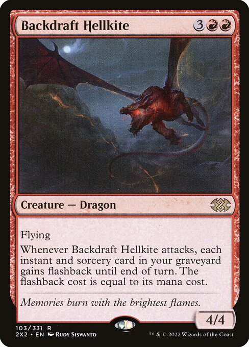 Backdraft Hellkite from Double Masters 2022