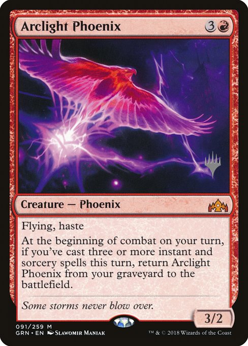 Arclight Phoenix from Guilds of Ravnica Promos