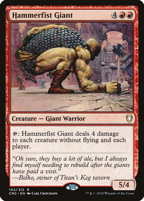Hammerfist Giant highlighted card art
