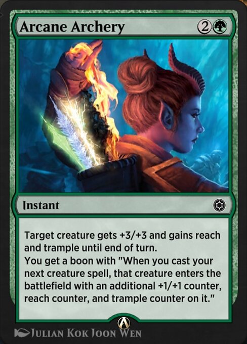 Arcane Archery highlighted card art