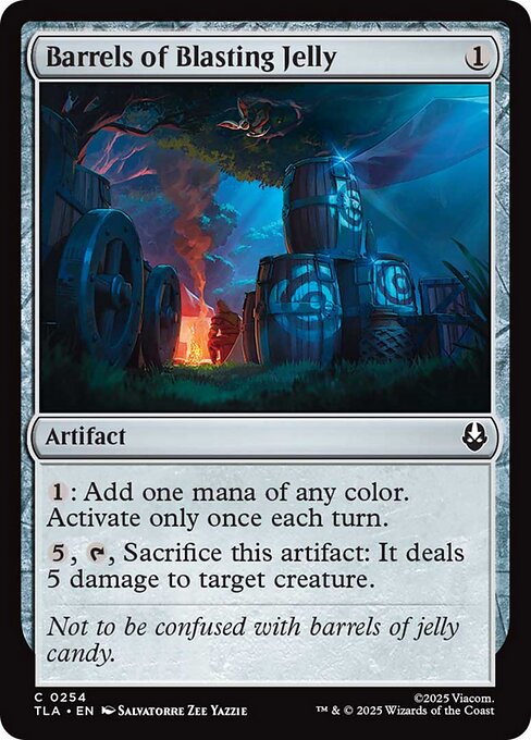 Barrels of Blasting Jelly highlighted card art