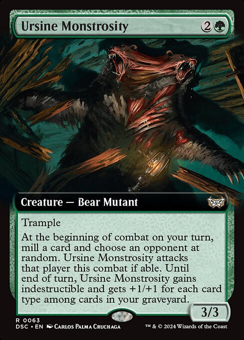 Ursine Monstrosity highlighted card art