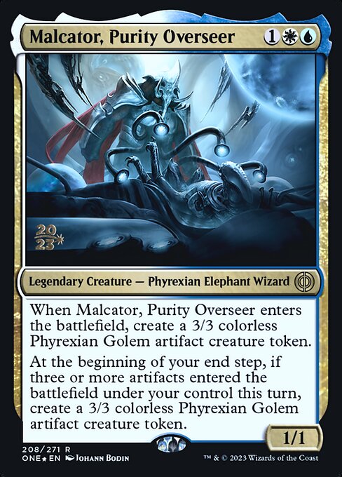 Malcator, Purity Overseer from Phyrexia: All Will Be One Promos