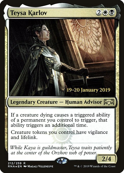 Teysa Karlov from Ravnica Allegiance Promos