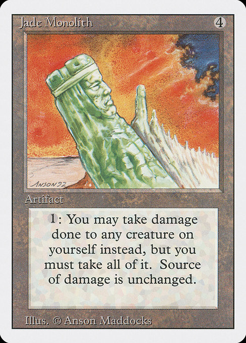 Jade Monolith from Revised Edition