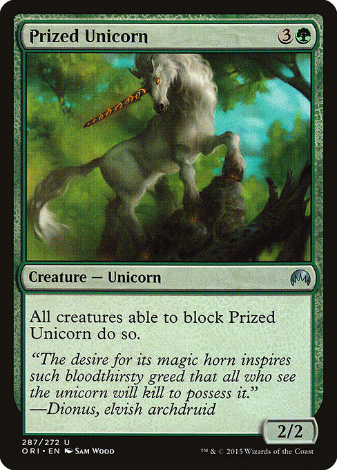 Prized Unicorn from Magic Origins