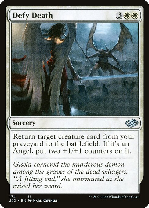 Defy Death highlighted card art