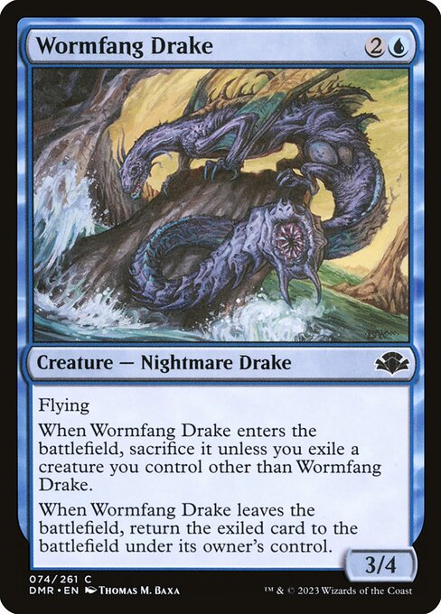 Wormfang Drake highlighted card art