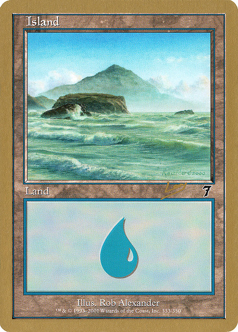 Island from World Championship Decks 2002