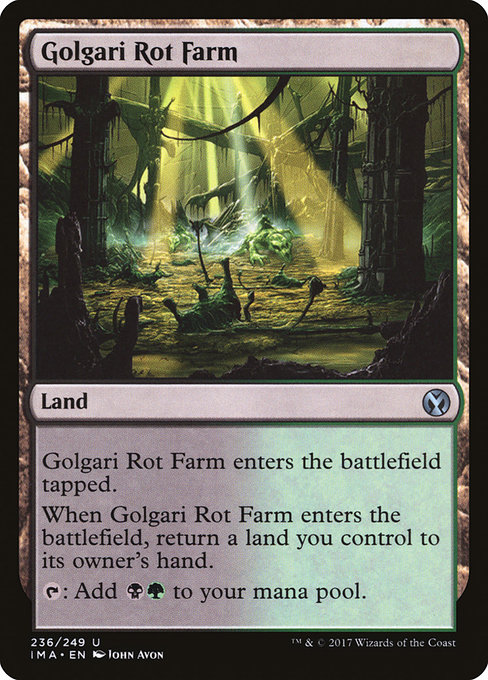 Golgari Rot Farm from Iconic Masters