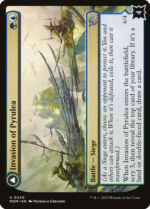 Invasion of Pyrulea // Gargantuan Slabhorn from March of the Machine