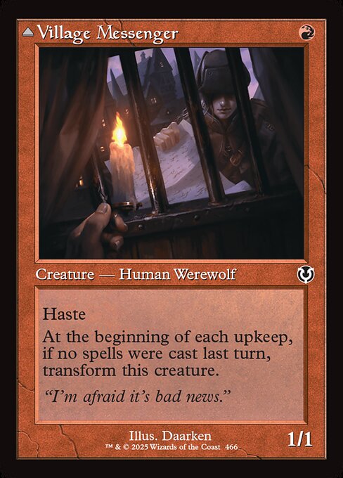 Village Messenger // Moonrise Intruder from Innistrad Remastered