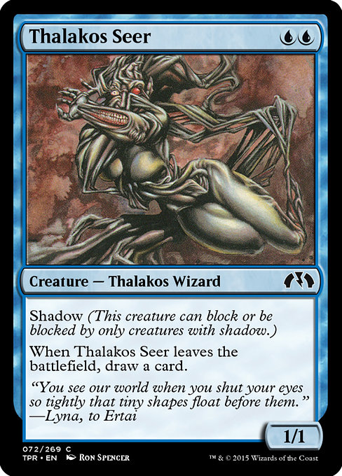 Thalakos Seer highlighted card art