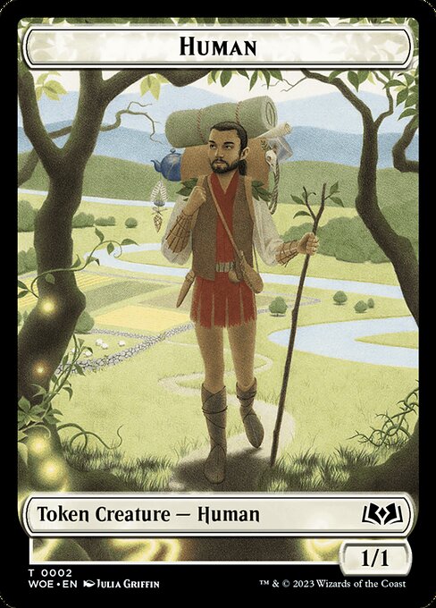Human from Wilds of Eldraine Tokens