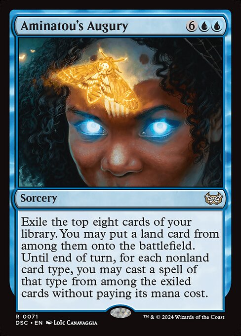Aminatou's Augury highlighted card art