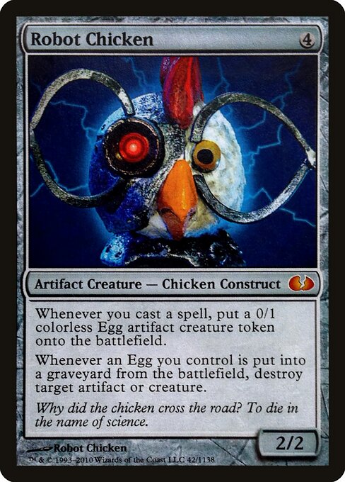 Robot Chicken highlighted card art