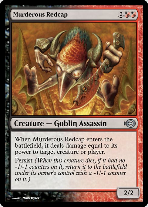 Murderous Redcap from Magic Online Promos