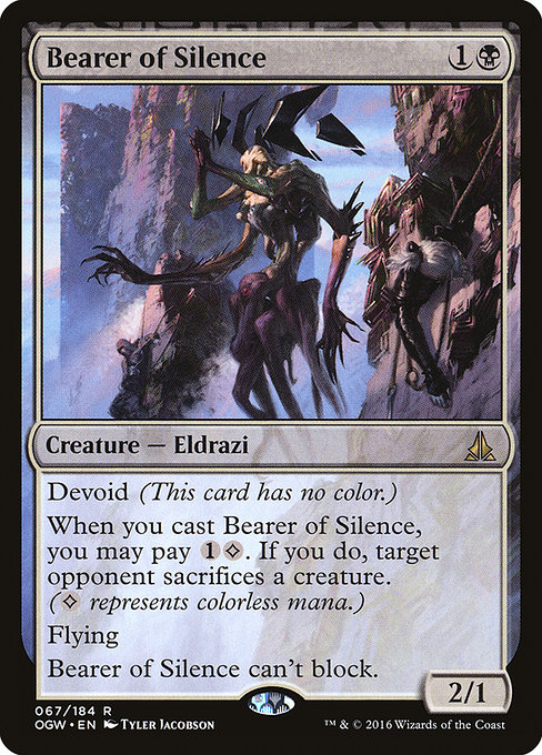 Bearer of Silence highlighted card art
