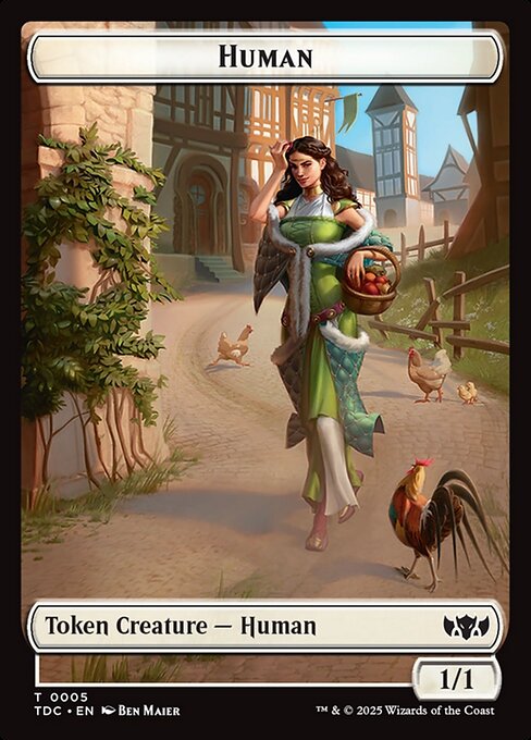Human highlighted card art