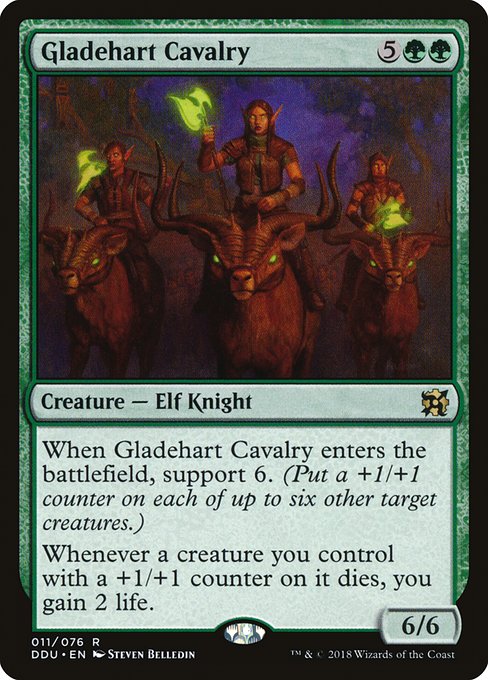 Gladehart Cavalry highlighted card art