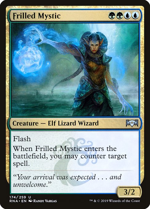 Frilled Mystic from Ravnica Allegiance