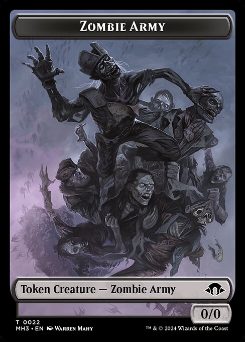 Zombie Army from Modern Horizons 3 Tokens