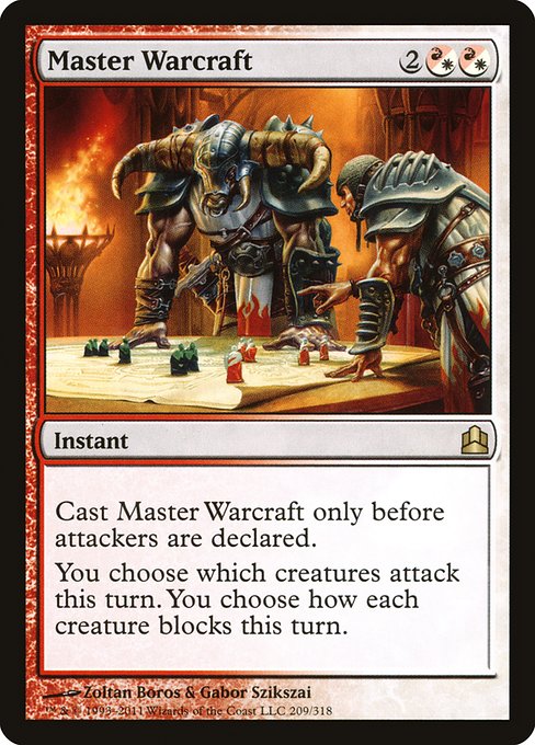Master Warcraft from Commander 2011