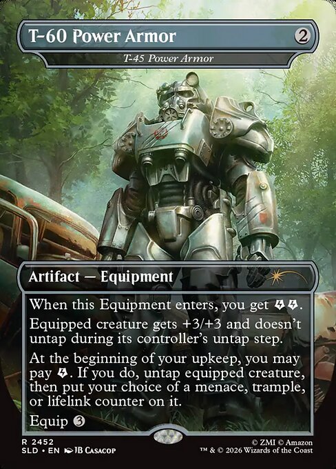 T-45 Power Armor from Secret Lair Drop