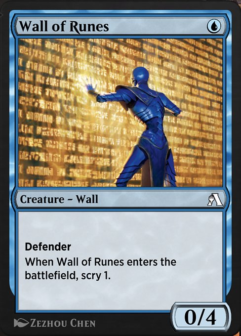 Wall of Runes highlighted card art