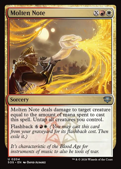 Molten Note from Secrets of Strixhaven