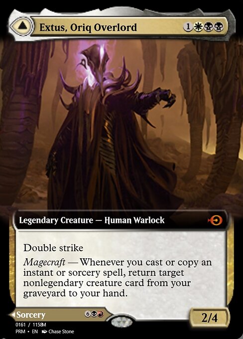 Extus, Oriq Overlord // Awaken the Blood Avatar highlighted card art