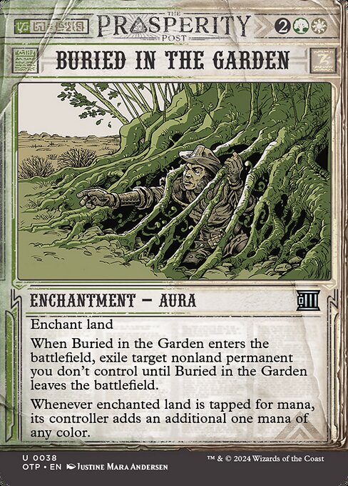 Buried in the Garden highlighted card art