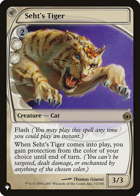 Seht's Tiger highlighted card art