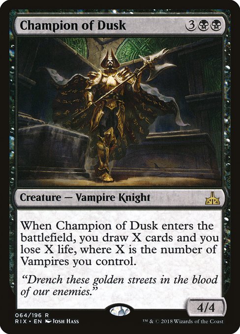 Champion of Dusk from Rivals of Ixalan