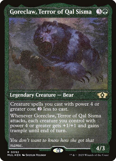 Goreclaw, Terror of Qal Sisma from Multiverse Legends
