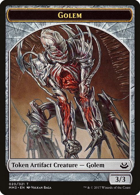 Golem from Modern Masters 2017 Tokens