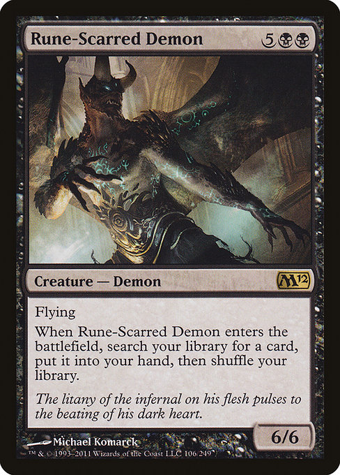 Rune-Scarred Demon from Magic 2012