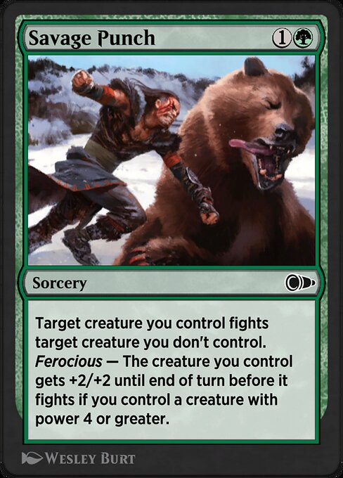 Savage Punch highlighted card art