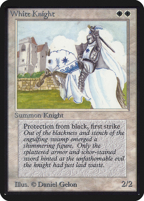 White Knight from Limited Edition Alpha