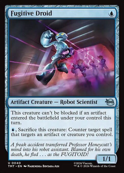 Fugitive Droid from Teenage Mutant Ninja Turtles