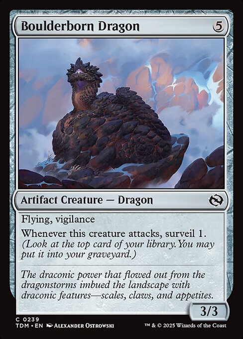 Boulderborn Dragon highlighted card art