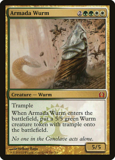 Armada Wurm from Return to Ravnica
