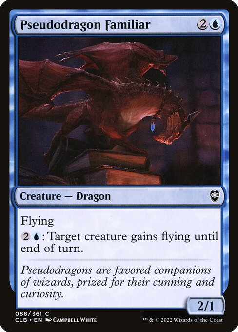 Pseudodragon Familiar from Commander Legends: Battle for Baldur's Gate