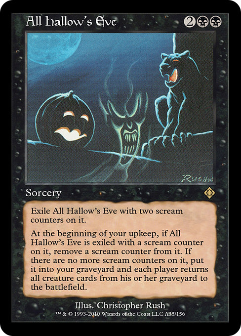 All Hallow's Eve highlighted card art